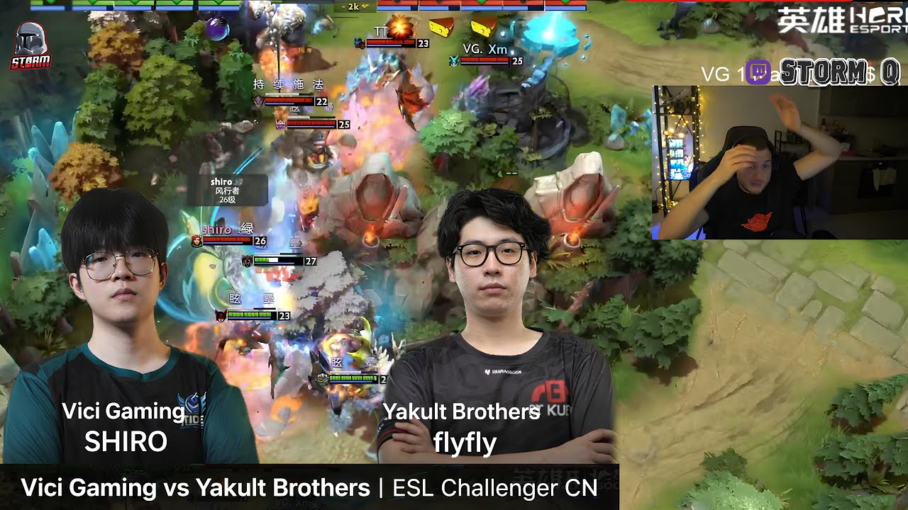 ЯРКИЕ МОМЕНТЫ | Vici Gaming vs Yakult Brothers | ESL Challenger CN