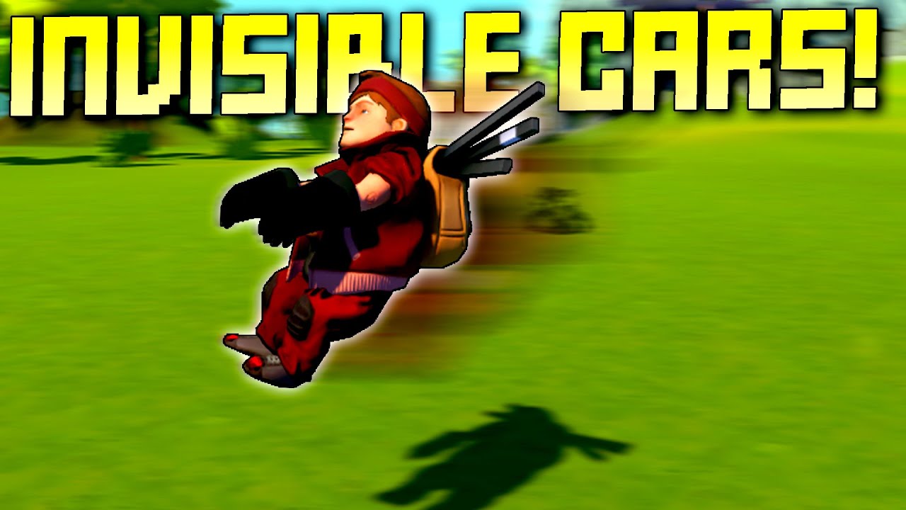 Racing Completely Invisible Cars Has Unexpected Challenges!  - Scrap Mechanic Multiplayer