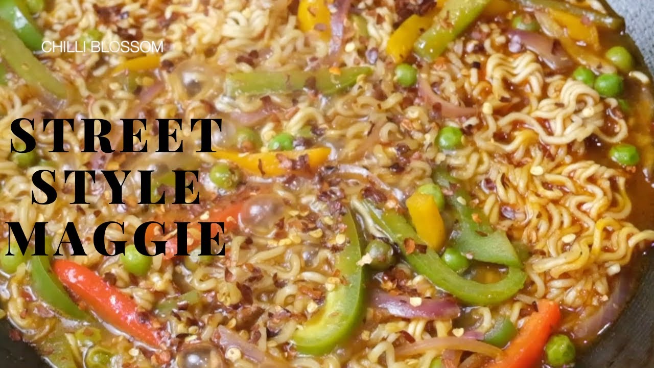 Maggie || Street Style Maggie || Veg. Masala Maggie || Cheesy & Spicy || Chilli Blossom ||