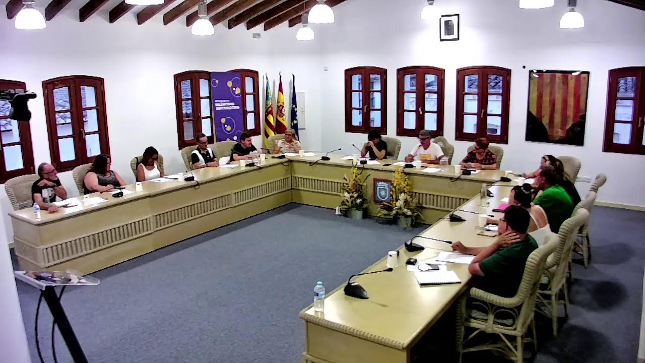 PLENARI ORDINARI AJUNTAMENT DE GATA 22/7/2025