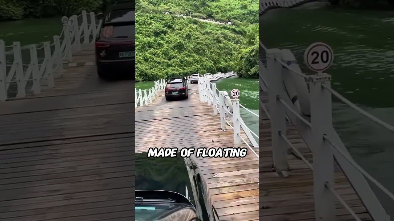 The Crazy Floating Bridge in China 😱