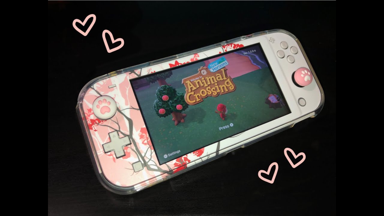 Unboxing + Customizing My Nintendo Switch Lite 💗