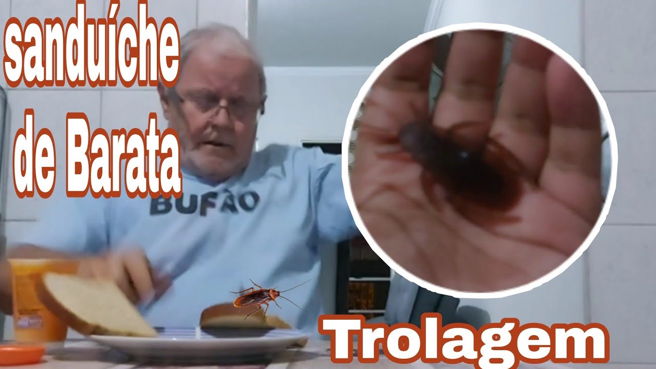 BARATA NO PÃO?? TROLANDO SARTI PAI 😂