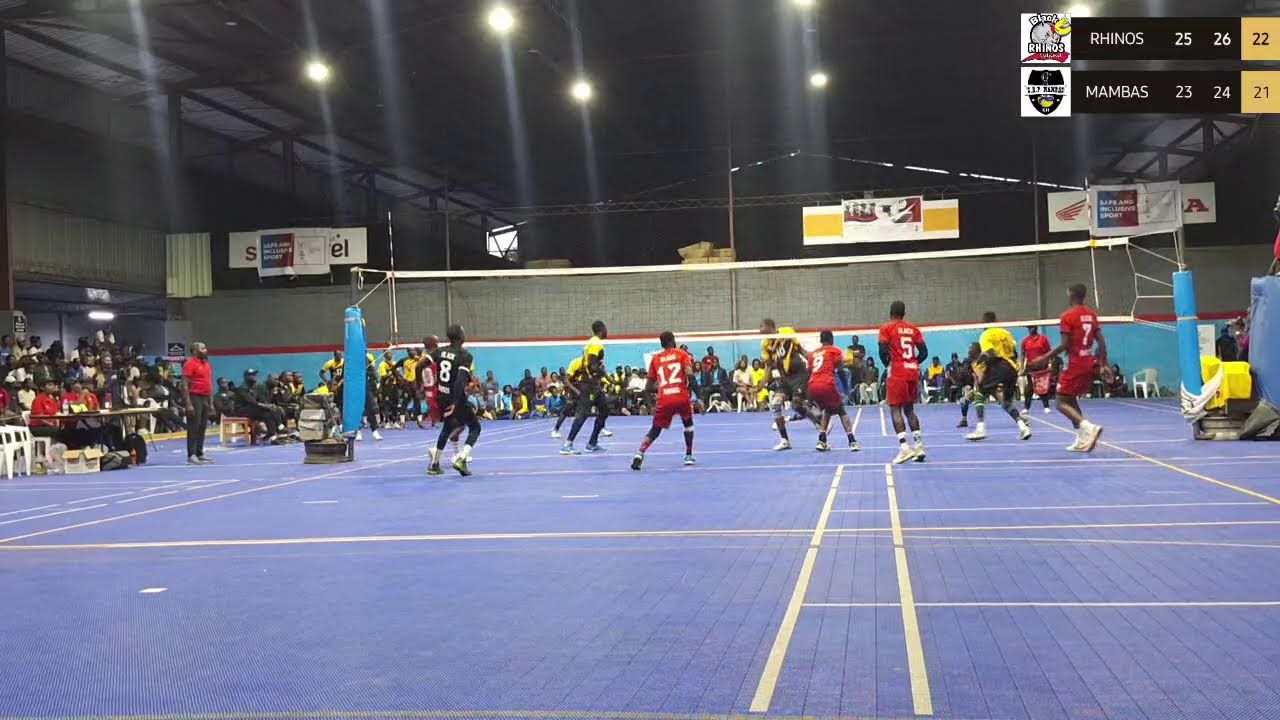 Black Rhinos vs Black Mambas : ZPVL Men's Gold Medal Match RHINOS VS MAMBAS