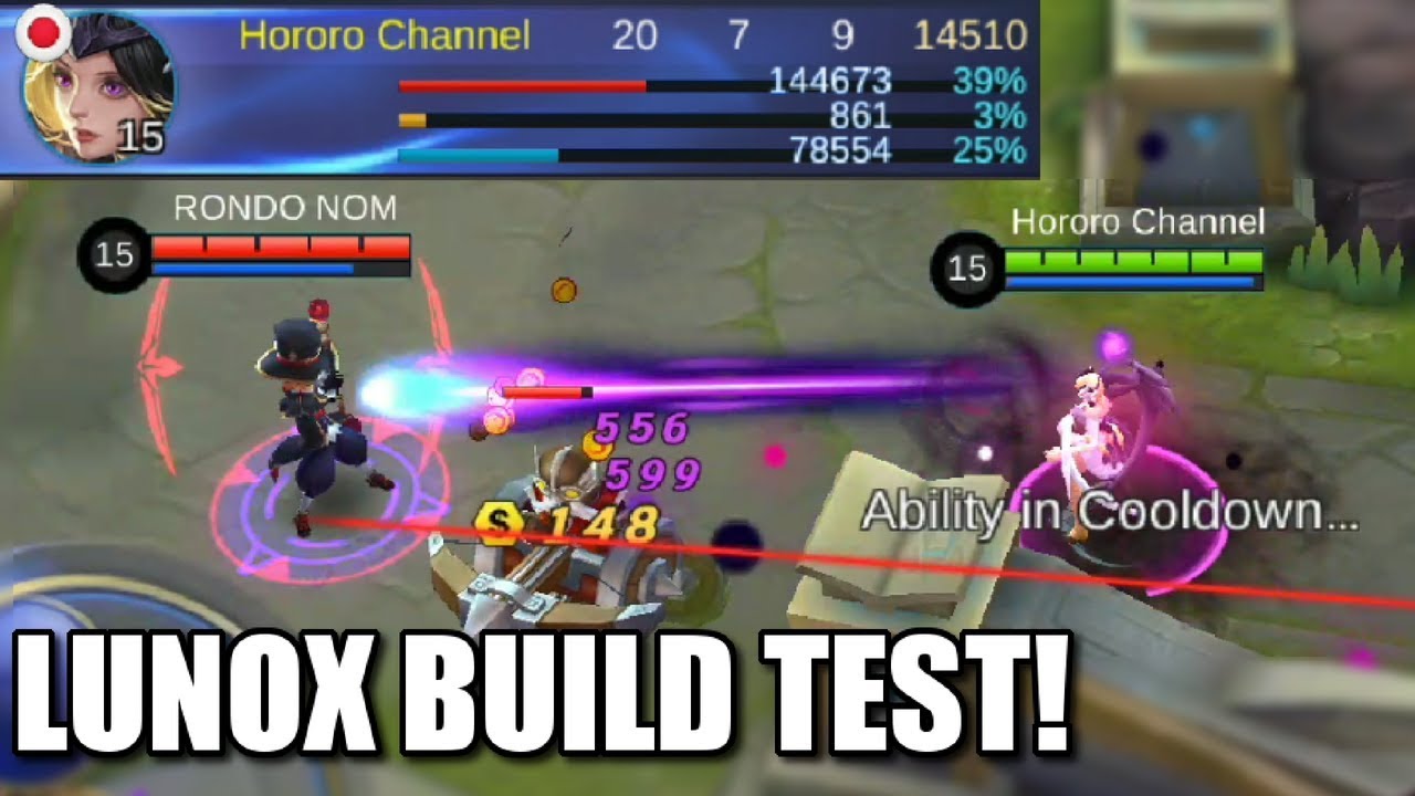 THE NEW UPCOMING MAGE LUNOX BUILD TEST