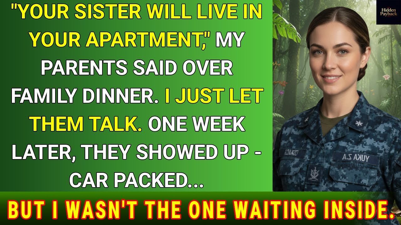 At Family Dinner, Parents Assigned My Sister to My Apartment — So I Let a Stranger Open the Door