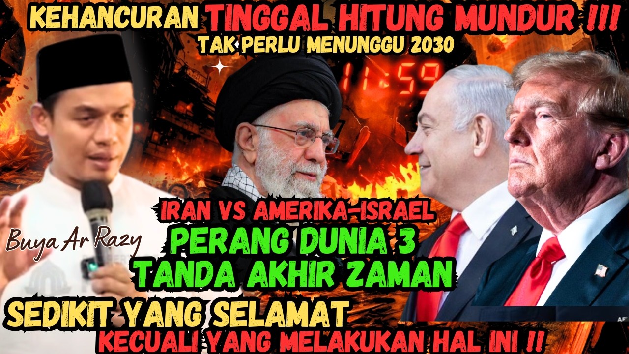 PERANG IRAN VS AMERIKA- ISRAEL TANDA AKHIR ZAMAN‼️PERSIAPKAN DIRI KALIAN MASING-MASING #buyaarrazy