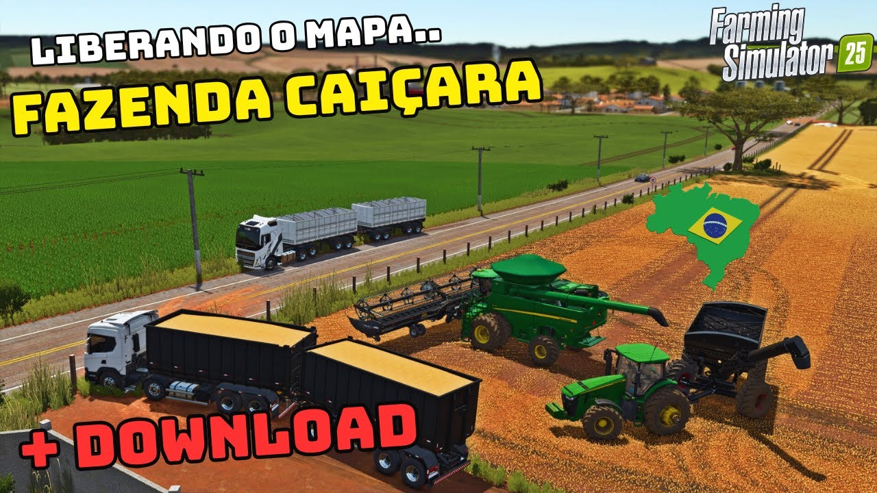 Liberação Fazenda Caiçara (Download na descrição) | Farming Simulator 25