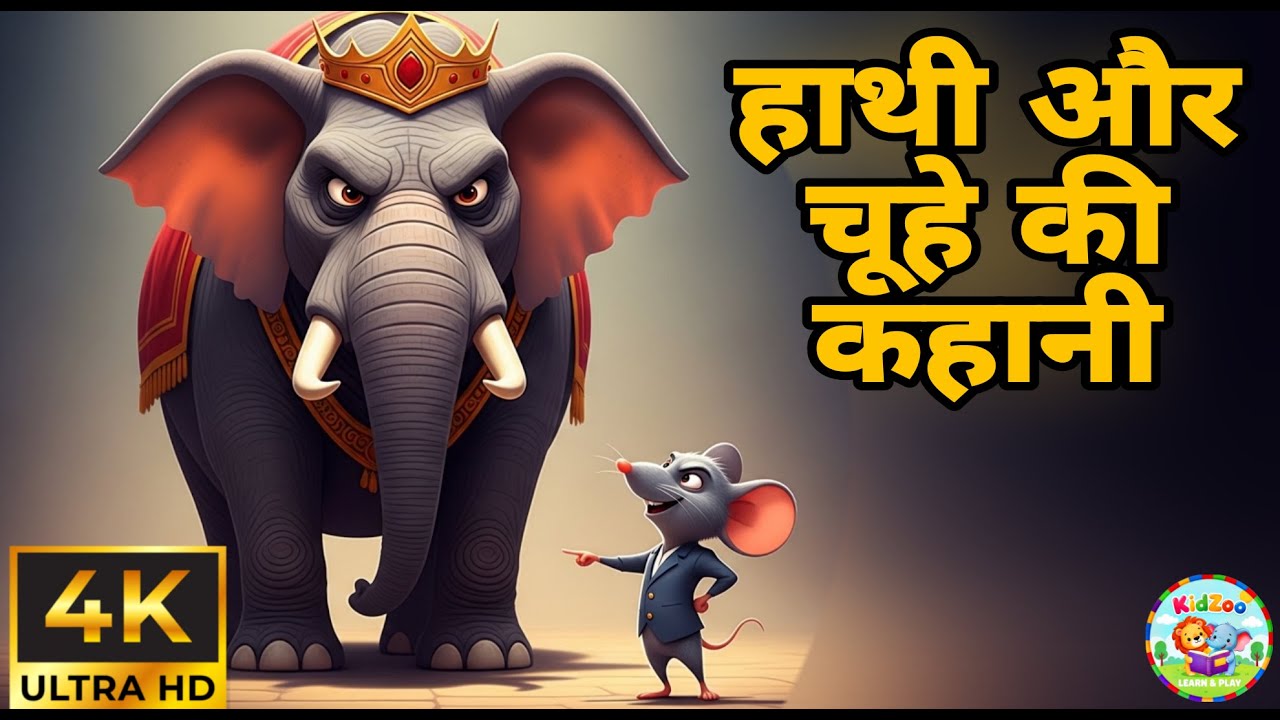 हाथी और चूहे की कहानी | KidZoo