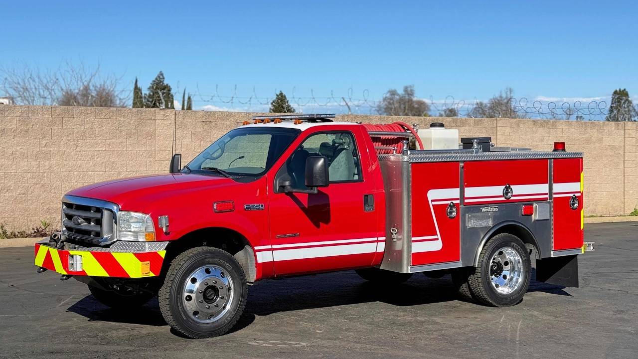 1999 Ford F550 4x4 Westates Brush Fire Truck 15485 For Sale