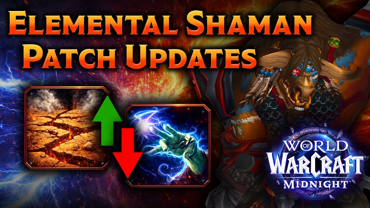 Elemental Shaman Nerfed Again? Midnight Prepatch Class Tuning Breakdown