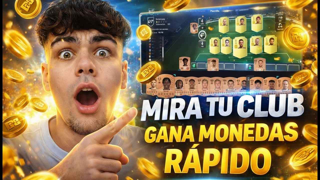 MIRA TU CLUB y GANA MONEDAS R&Aacute;PIDO en FC 26 🔥 | M&eacute;todo F&Aacute;CIL y SIN JUGAR