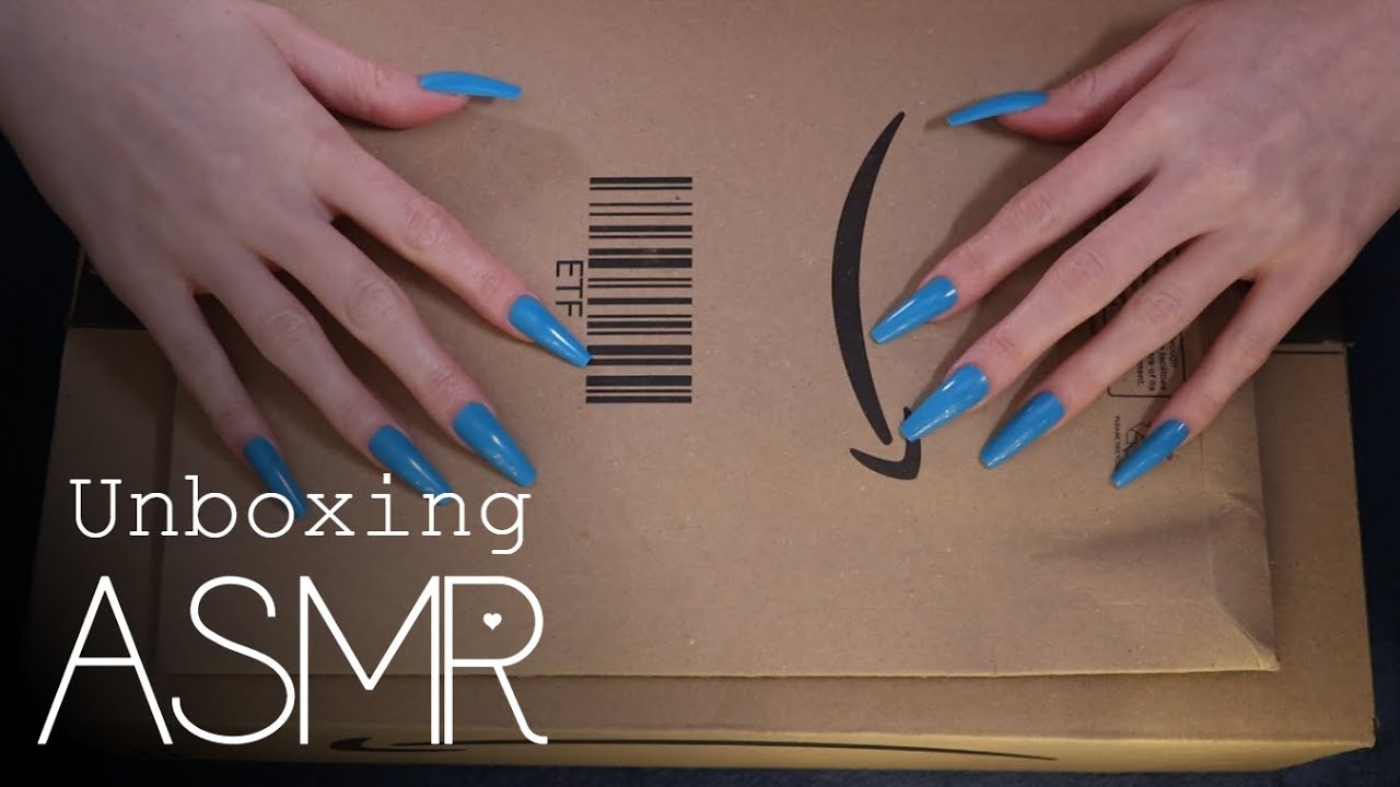 ASMR Amazon Unboxing (🎧 soft spoken, sleepy cardboard sounds, tapping)