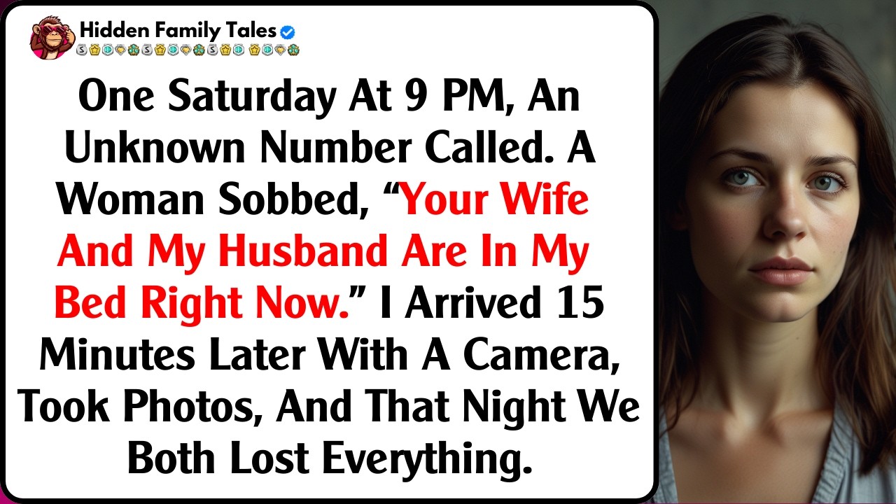 One Saturday At 9 PM, An Unknown Number Called. A Woman Sobbed, “Your Wife And My Husband...