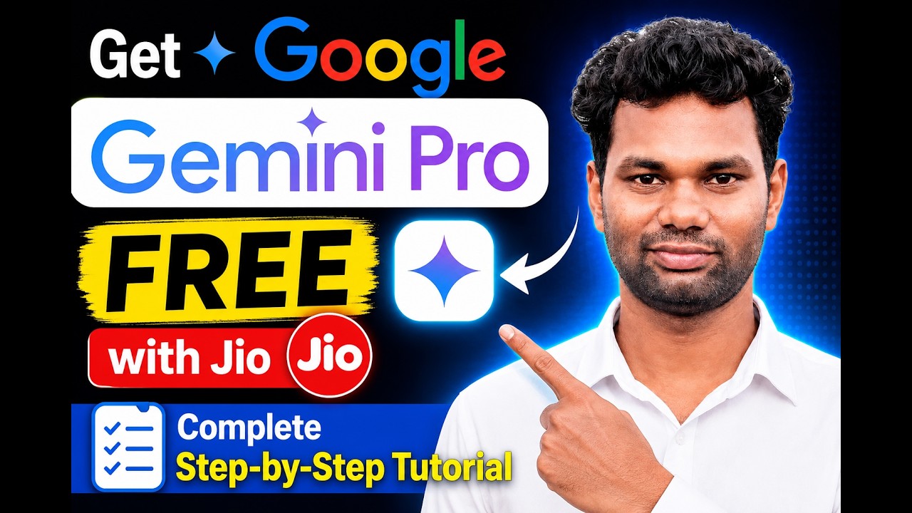 Get Google Gemini Pro FREE with Jio | Complete Step-by-Step Tutorial