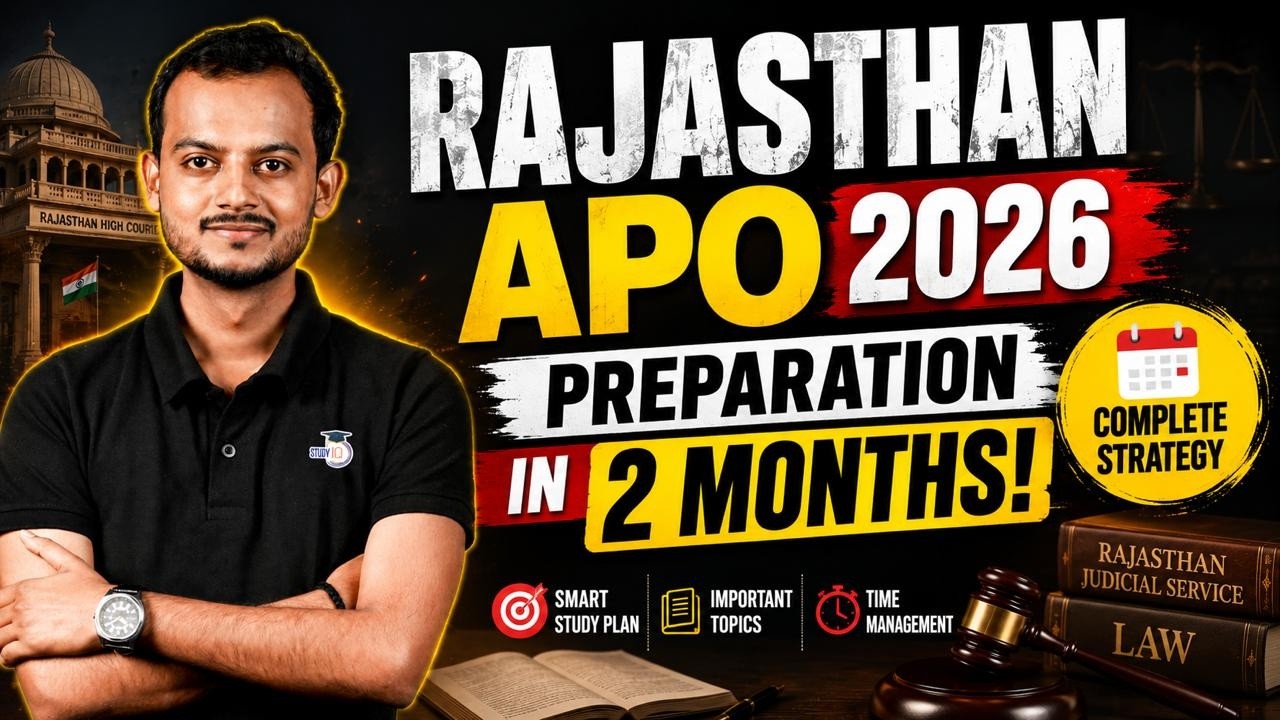 Rajasthan APO 2026 | 2 Months Strategy Plan | Pranjal Sir
