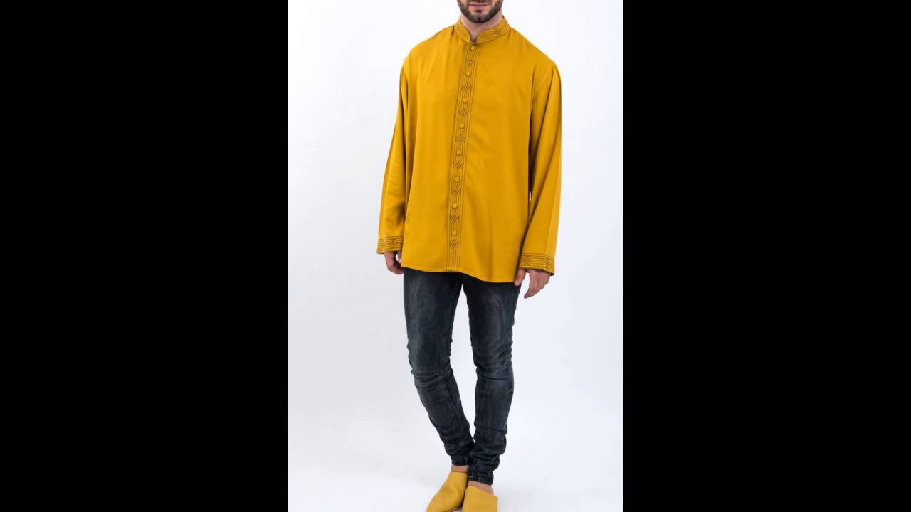 Tunique Traditionnelle Marocaine pour Homme /Moroccan Tunic / Shirt  for men