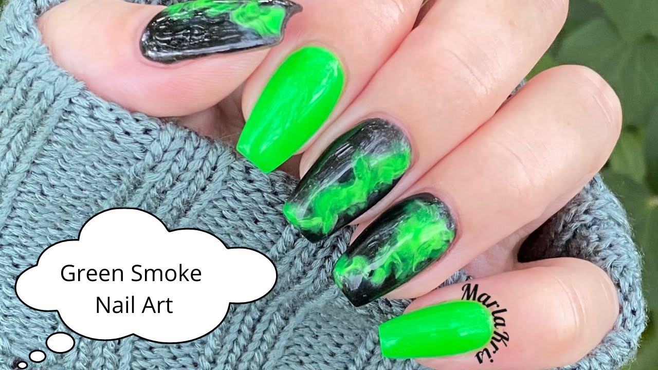 Halloween Mani Part 10 | Smoke Nails | Dip Powder | Blooming Gel