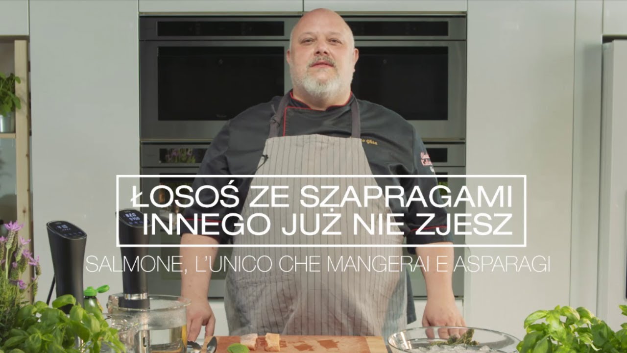 Łosoś ze Szparagami Przepis Sous Vide Marco Ghia Laica Polska