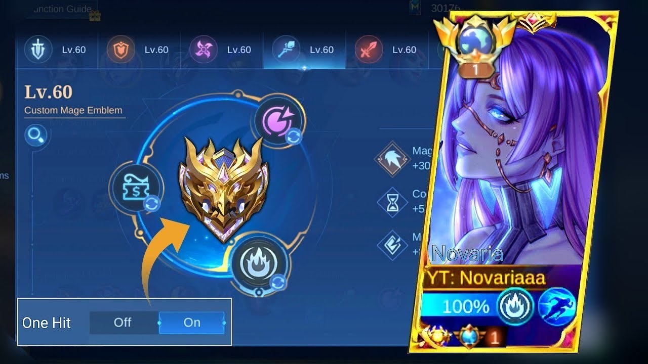 AMAZING POWER FULL BUILD FOR HERO NOVARIA🔥 | REAL ONE SHOT BUILD & EMBLEM 2026 MLBB