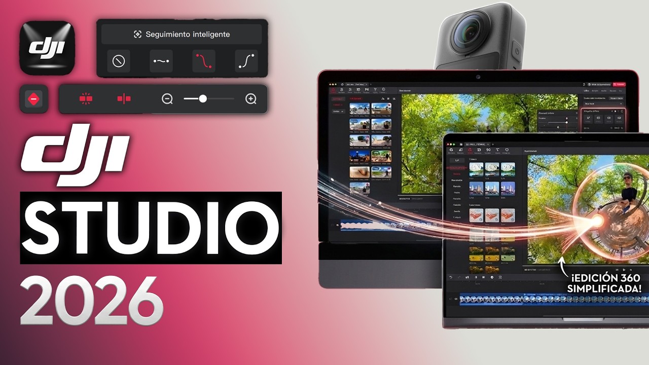 Cómo EDITAR Vídeos de DJI Osmo 360 en DJI STUDIO