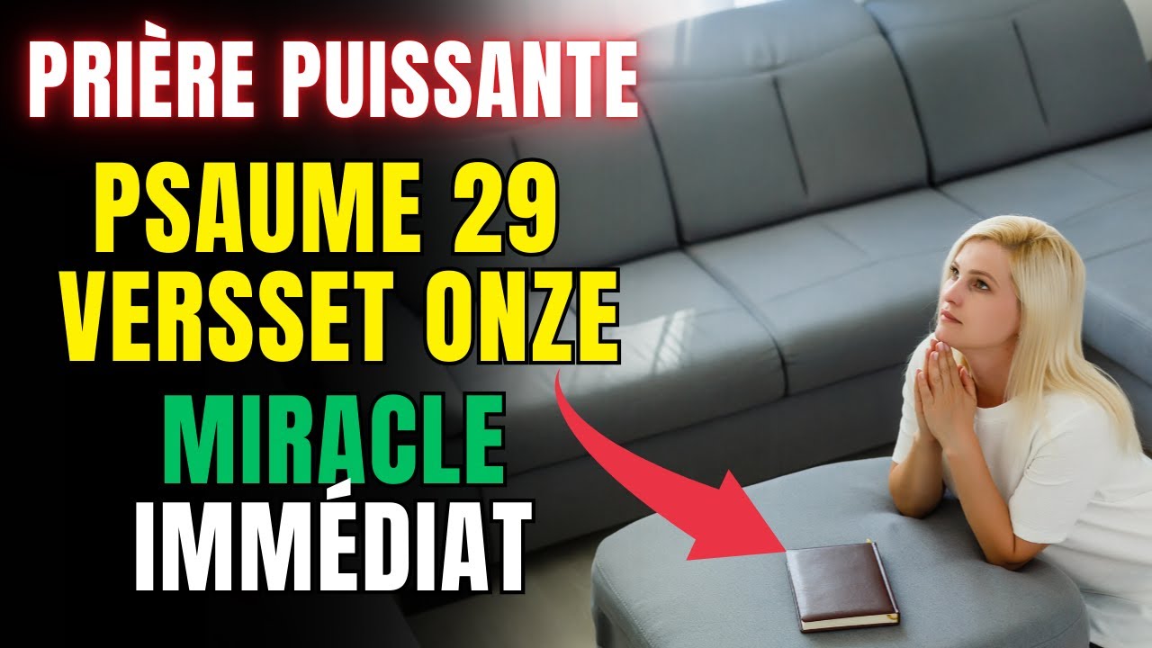 PRIÈRE DU MATIN — PSAUME 29 VERSSET ONZE | LA FORCE ET LA PAIX DE DIEU POUR AUJOURD’HUI