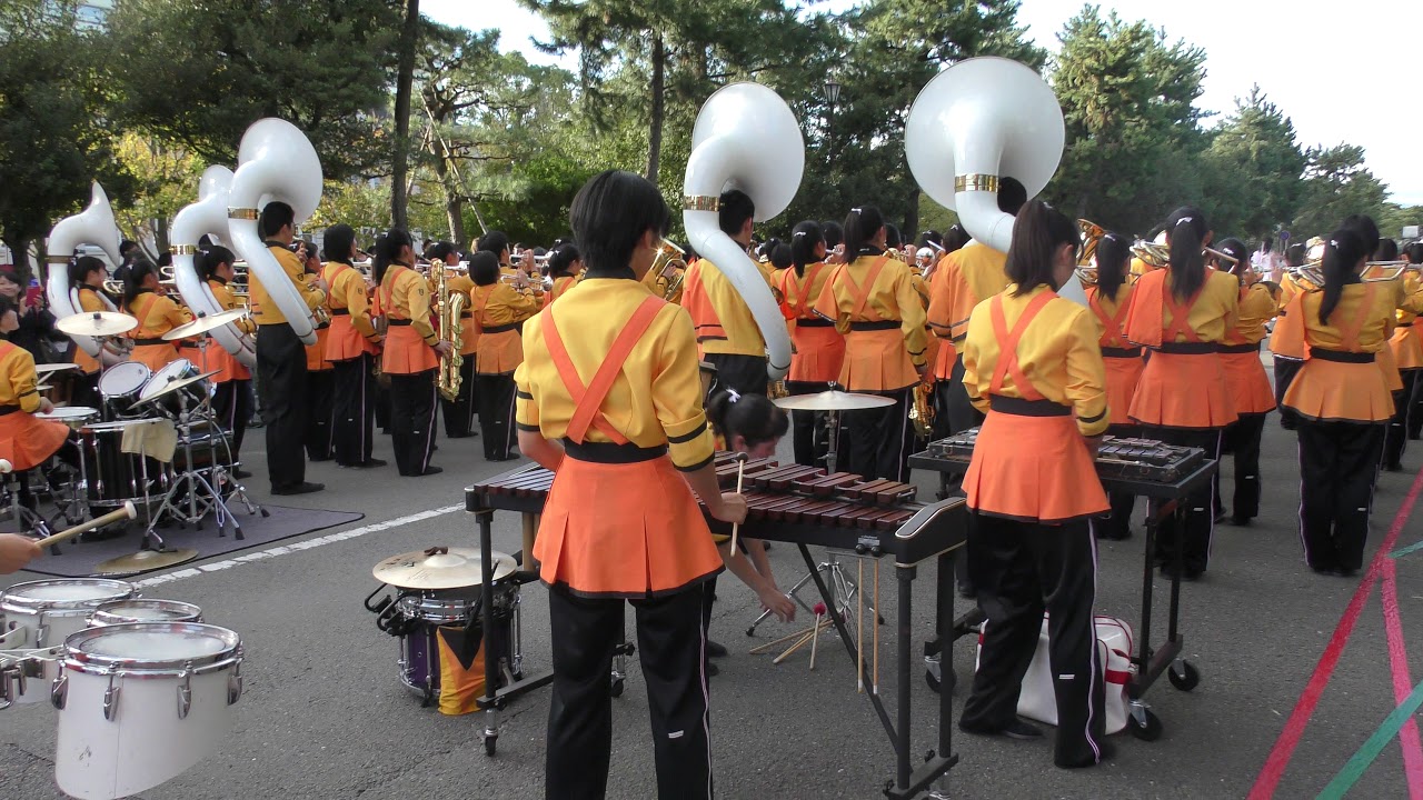【4K】京都橘高校吹奏楽部 HAPPY&FIREBALL京都岡崎 京都学生祭典