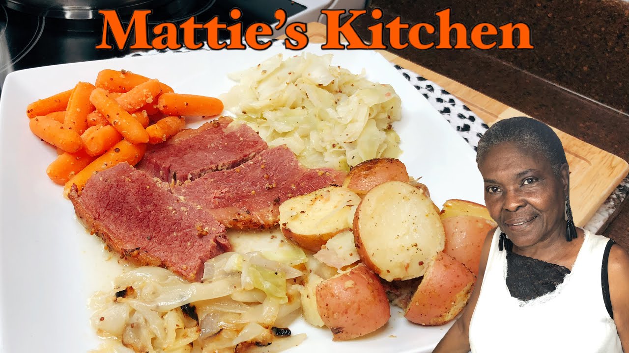 Easy Oven Baked Corn Beef Brisket with Cabbage | Complete with Carrots & Potatoes | Mattie's Kitchen