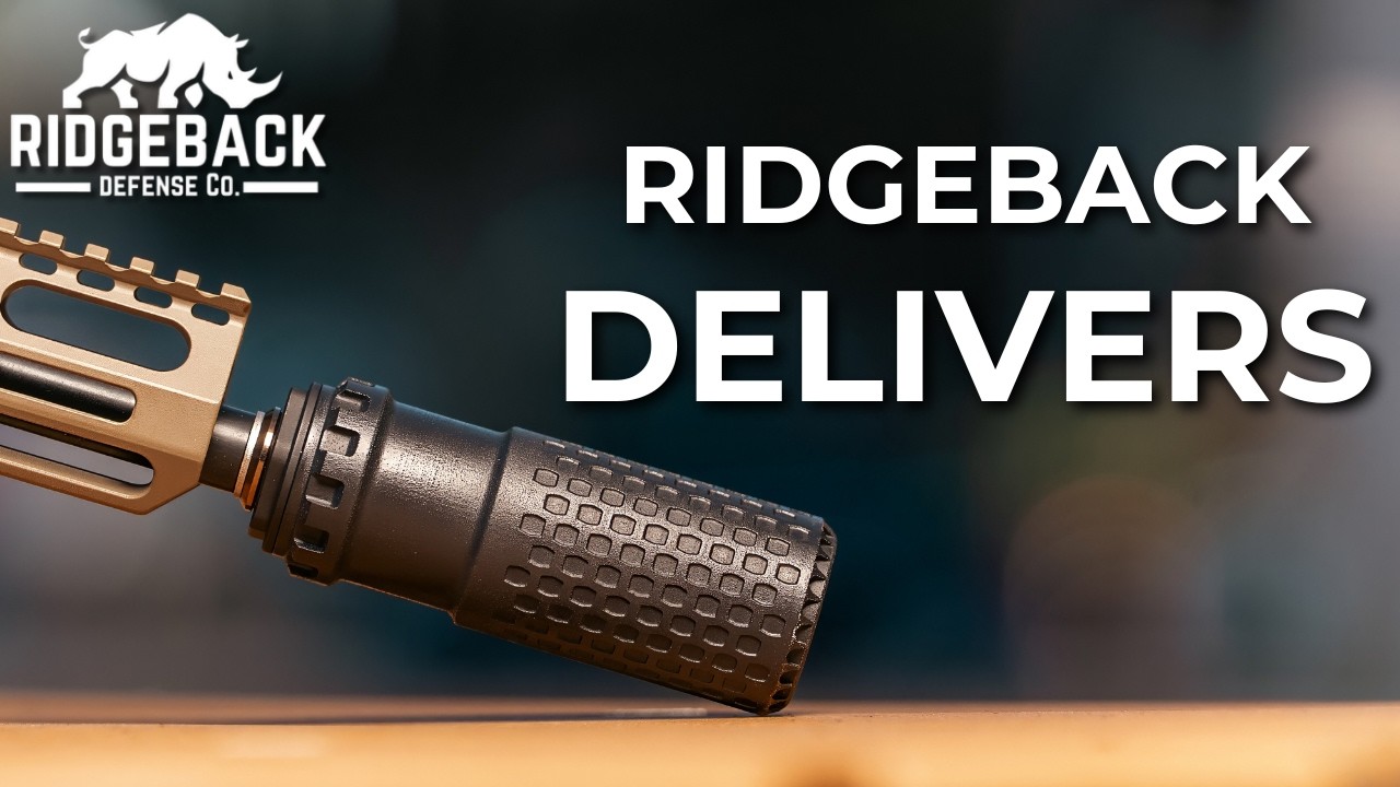 Ridgeback Defense Suppressors | Our First Impressions