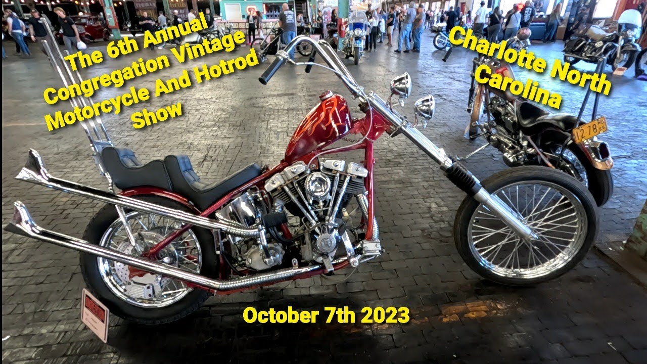 Congregation Vintage Motorcycle Show  October 7th 2023  Charlotte N.C.