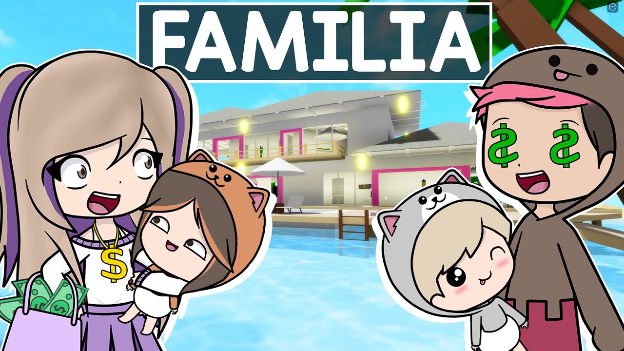 Adopt&eacute; a Mi Propia Familia de MILLONARIOS en Brookhaven Roblox