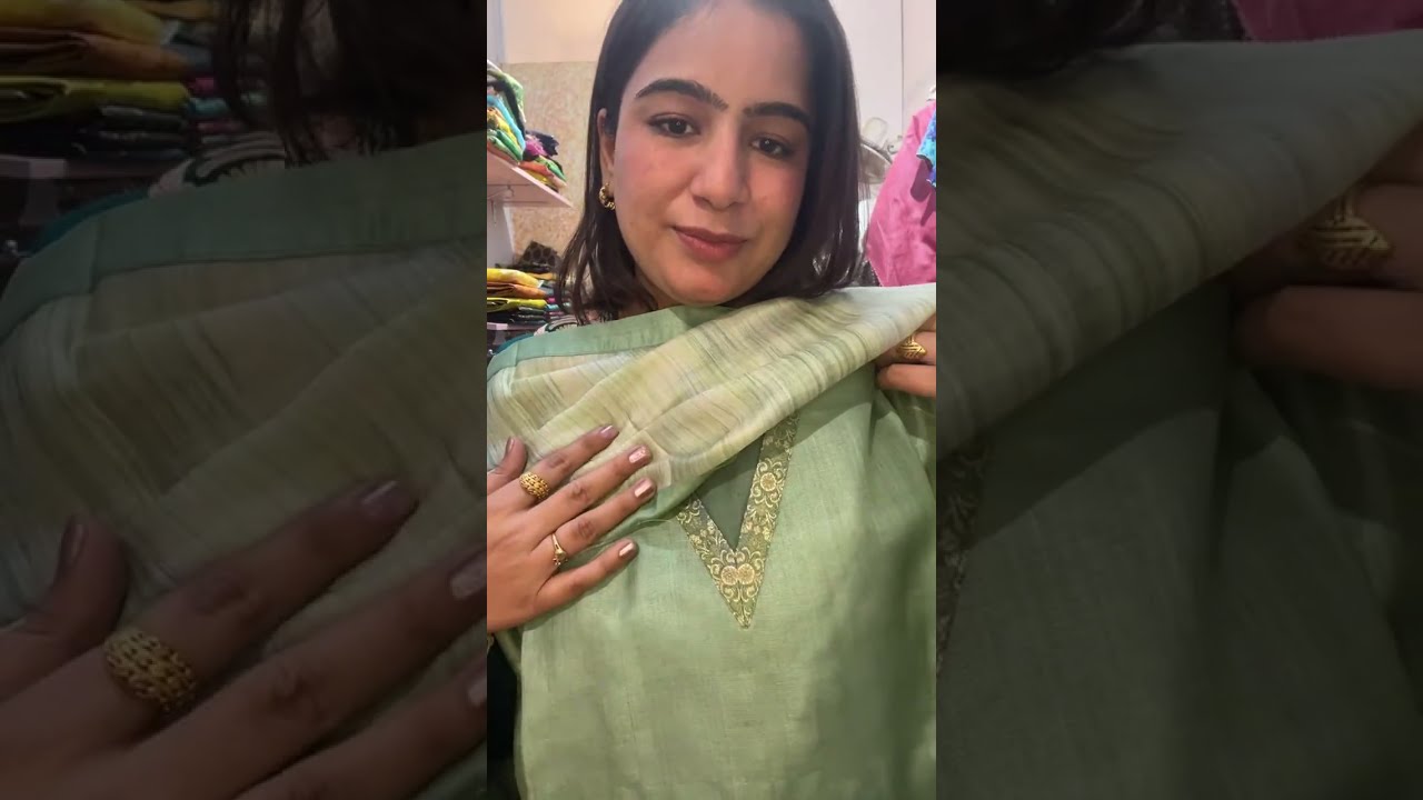 Tussar silk Suits - Silk salwar material / Tussar dress in pure silk with silk mark #manufacturer