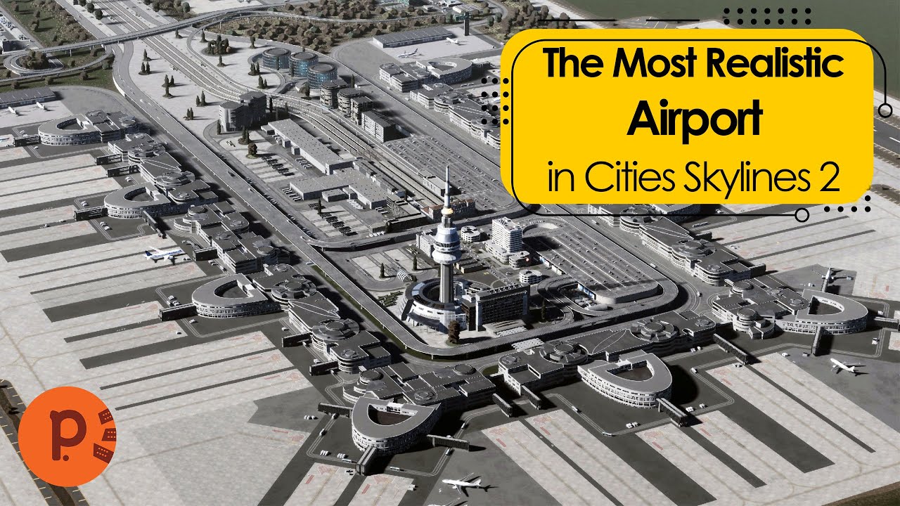 The Most Realistic Airport in Cities Skylines 2 | Piazza Internatıonal Airport