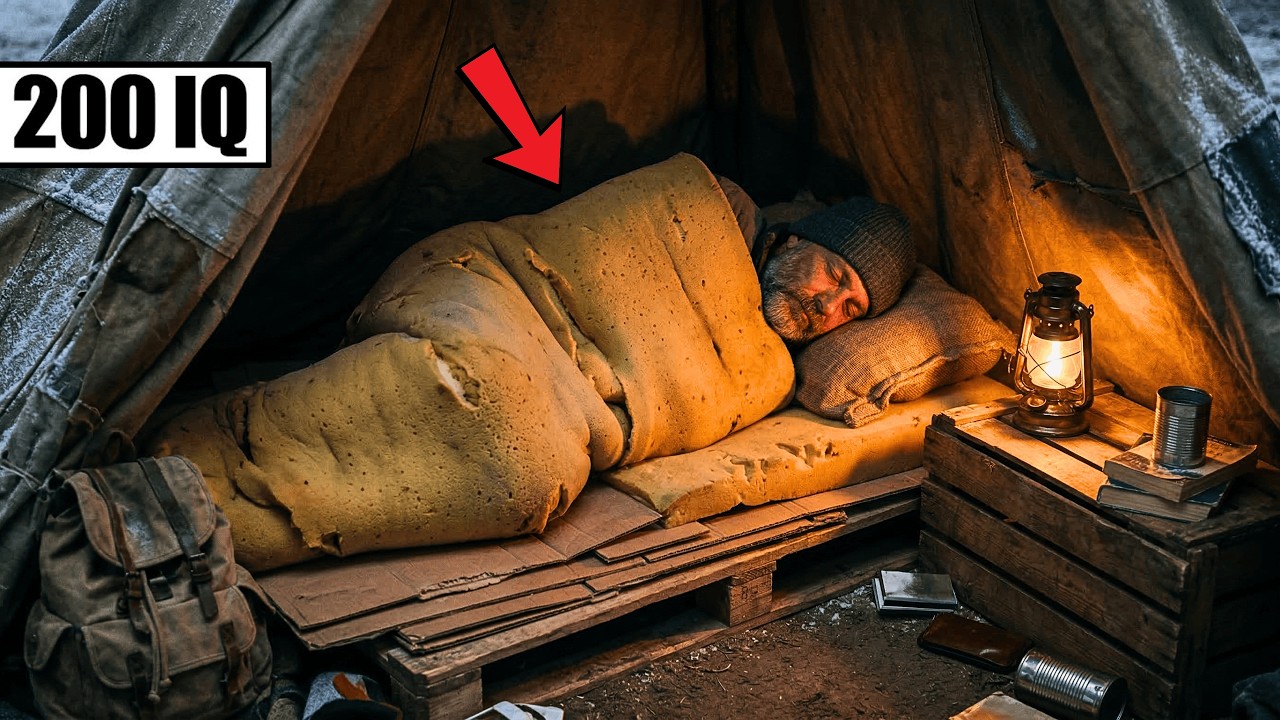 They Mocked Him for How His Tent Looked - Until the Blizzard Came and He Stayed Warm