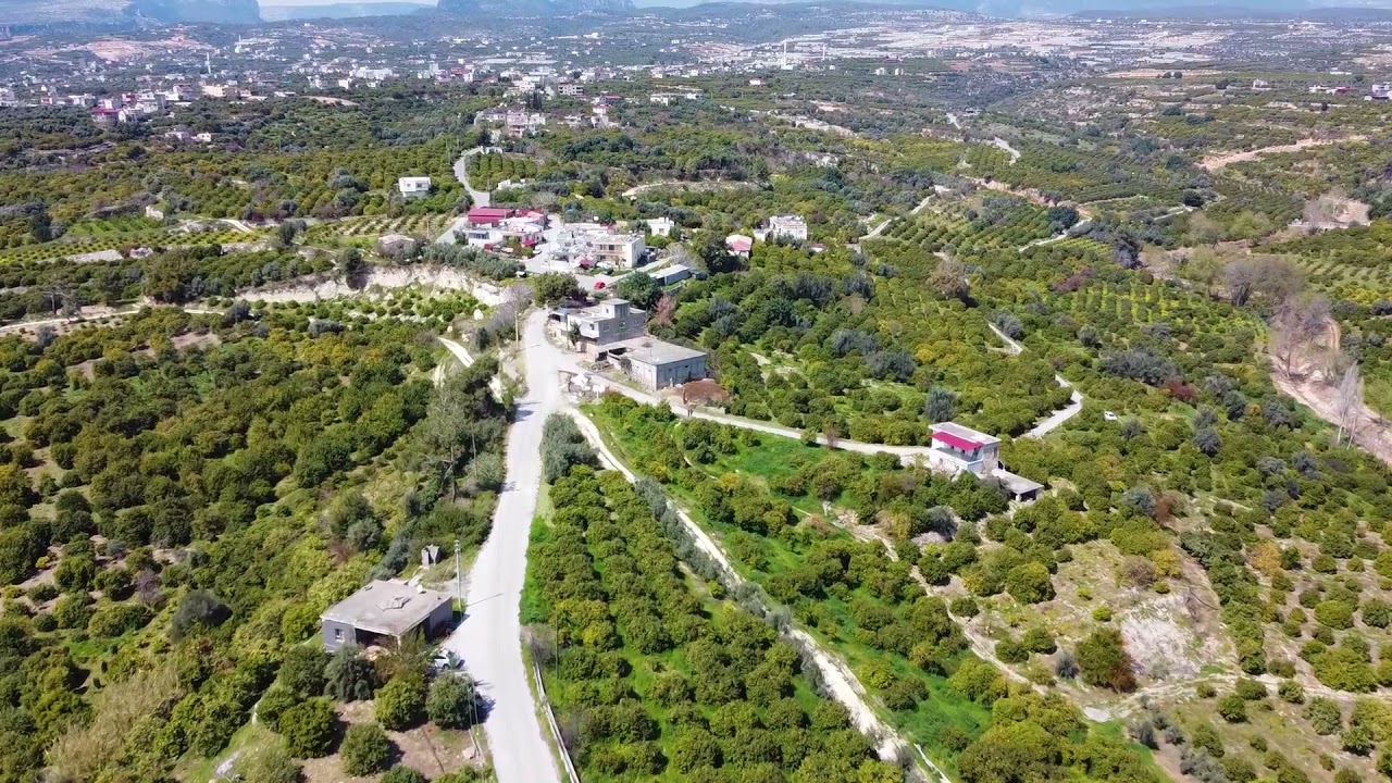 Mersin Erdemli dron çekimi (Limon ağaçları, deniz, dağlar...)