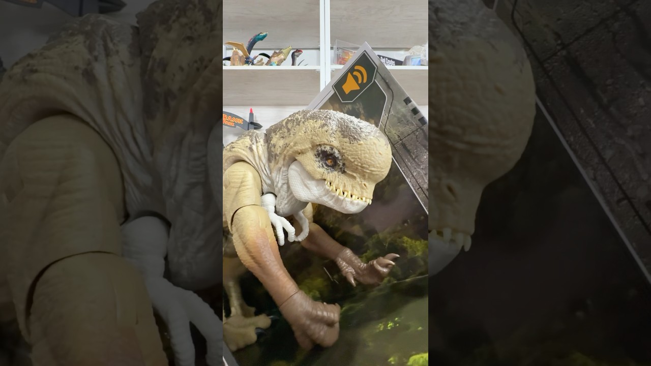 D-REX DANGER: Rumble N&rsquo; Rampage Distortus Rex from Jurassic World Rebirth | CollectJurassic.com