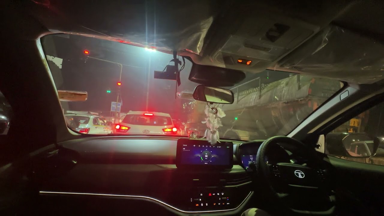 Night Drive in our Tata Harrier Facelift| ASMR| #aapliharrier #tataharrier