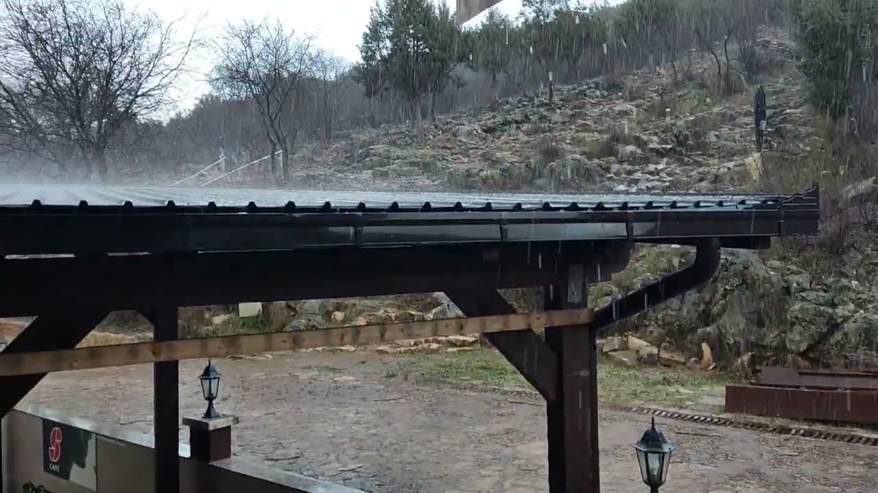 Sudden Hail Rain at Blue Crosses Apparition Hill Medjugorje | March 02, 2023