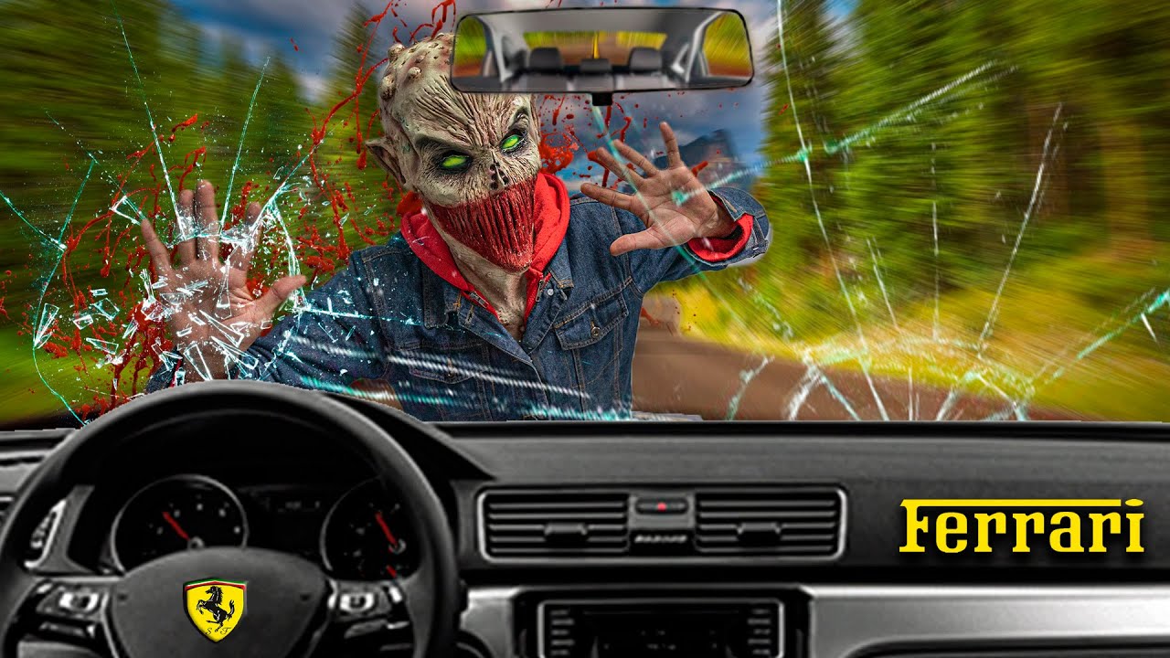ATROPELLO AL ZOMBIE CON MI SUPERDEPORTIVO !! *el Payaso Asesino desaparece* Exi