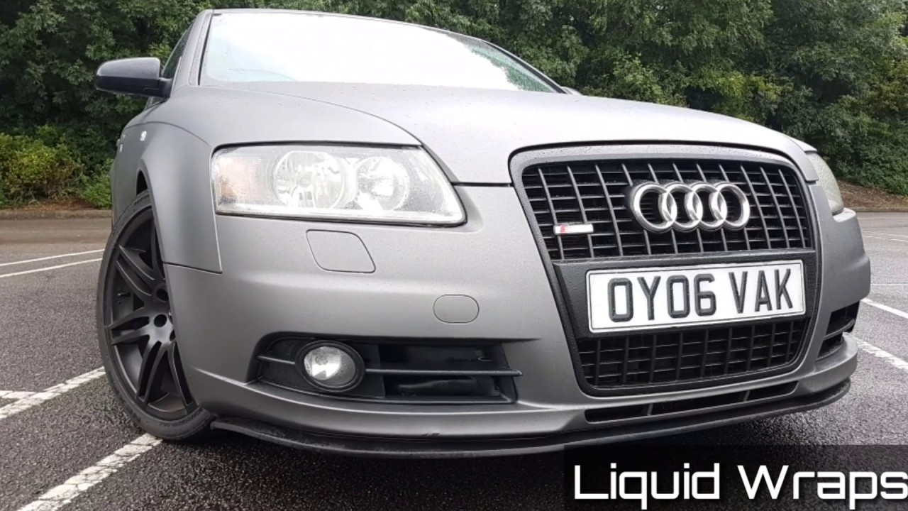 Liquid Wraps - Audi A6 Matte Grey Metallic Plasti Dip
