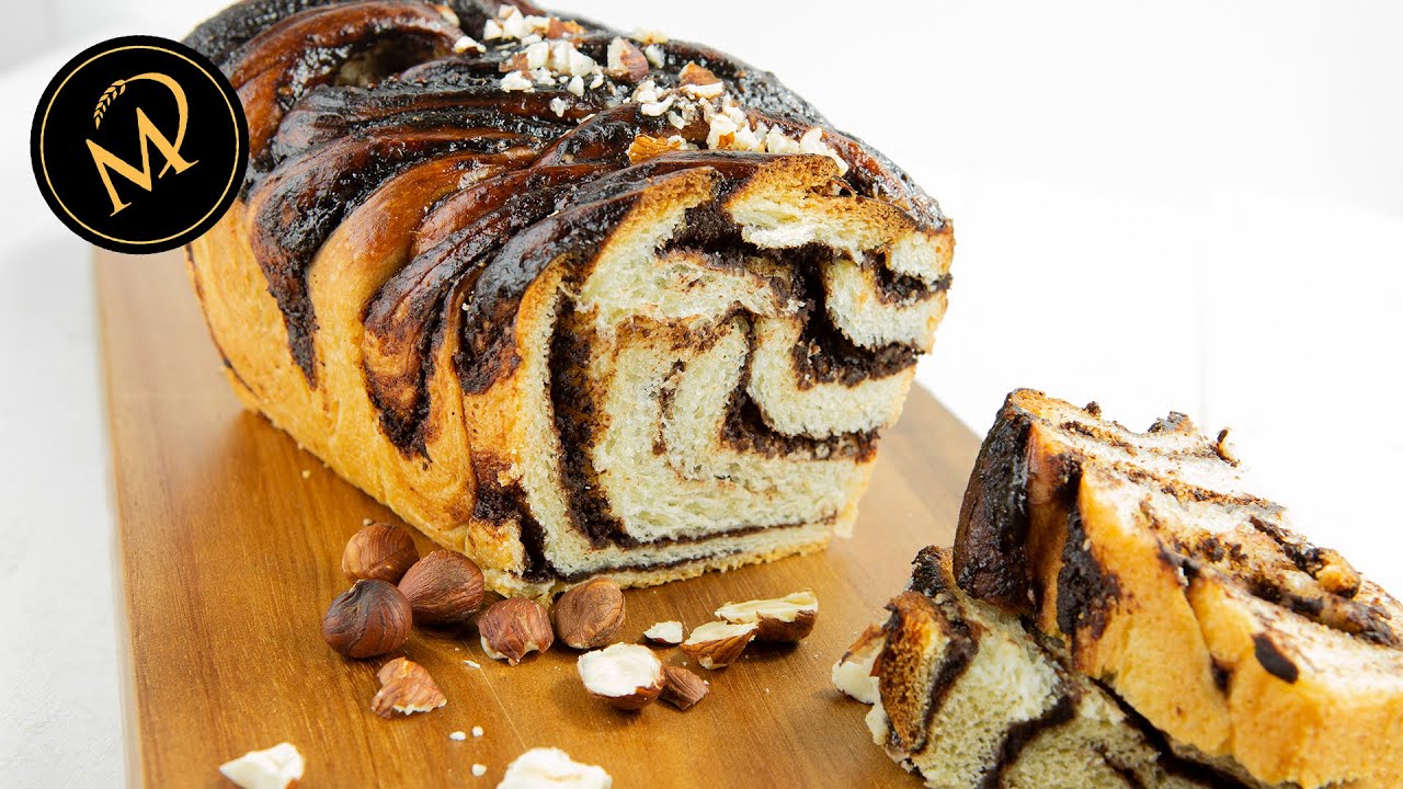 Schokoladen Babka - Bester Hefezopf mit Schokolade selber machen