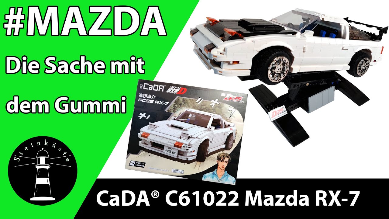 Ein Aha-Moment in Chrom mit klarem Durchblick - Initial D - CaDA® C61022 - Mazda RX-7