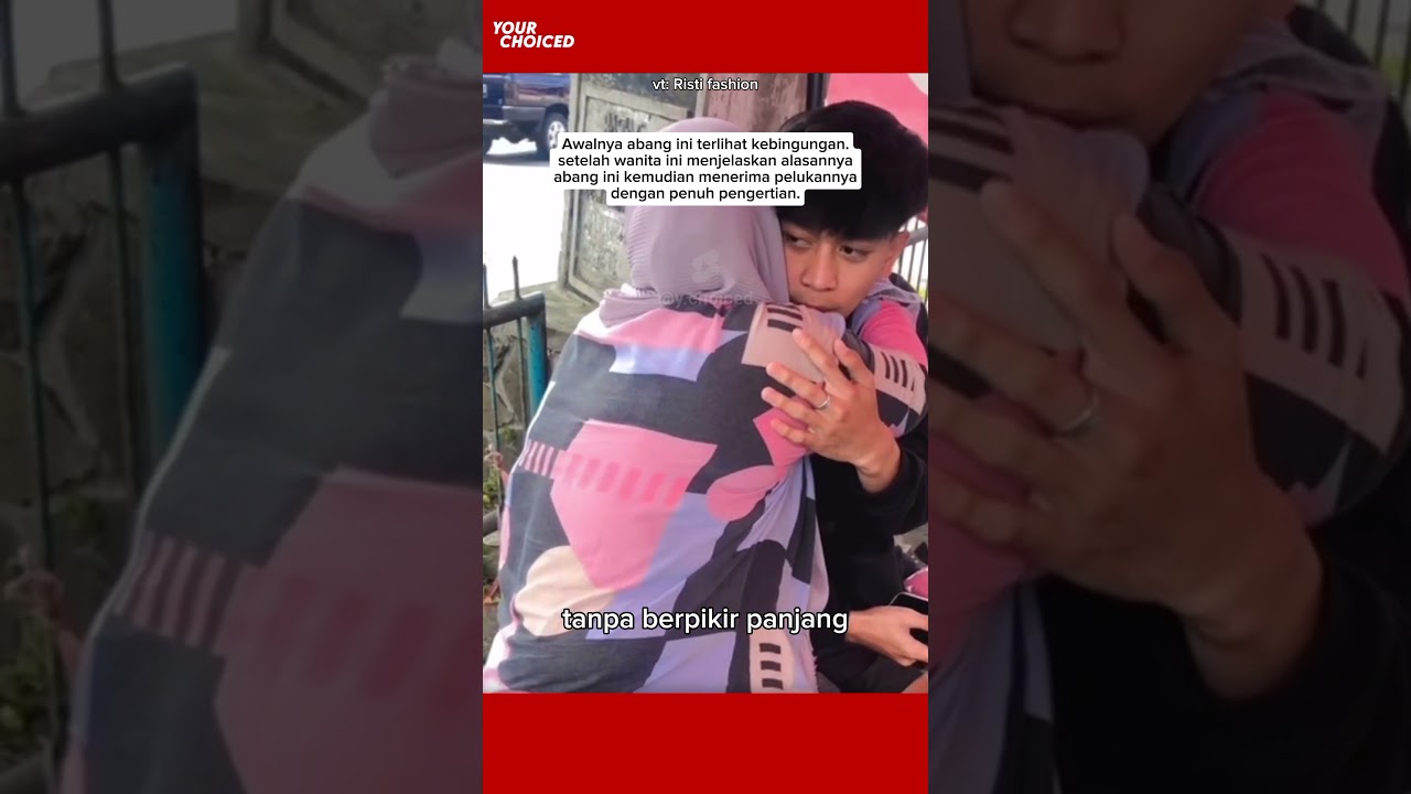 Wanita ini menangis ketika melihat seorang pria yang mirip dengan almarhum adiknya