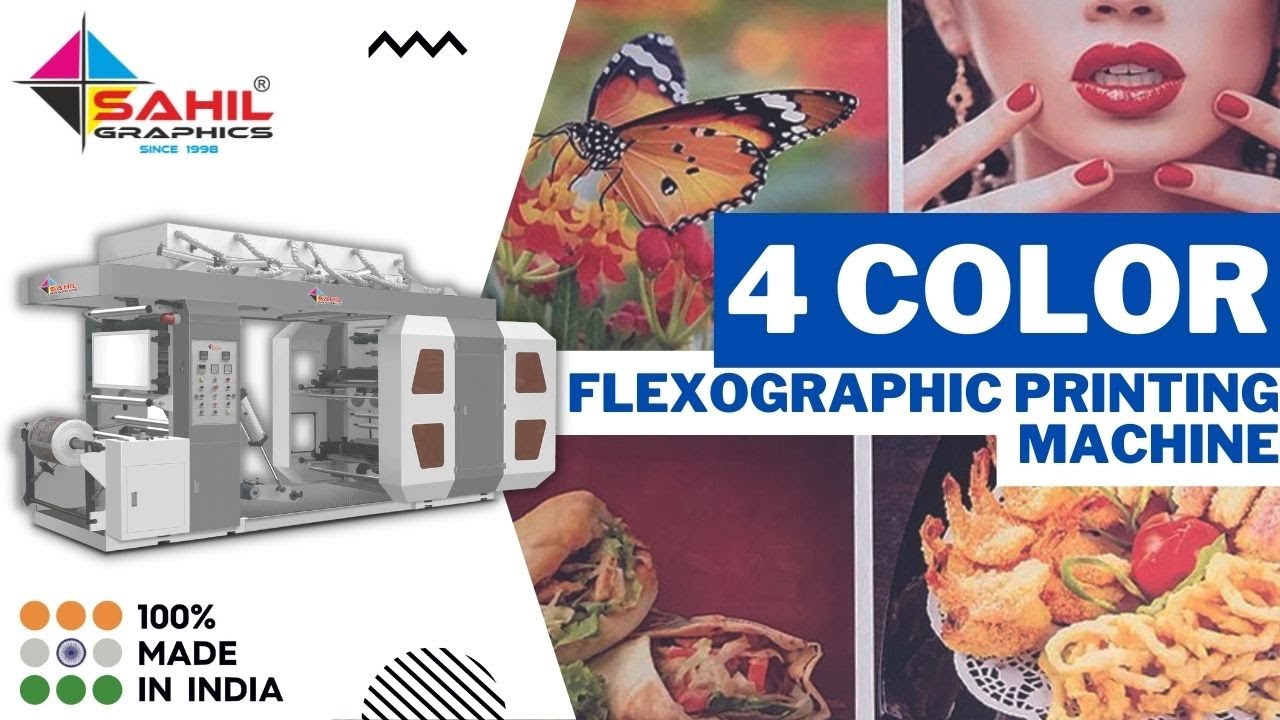 High Speed Four color Flexographic Printing Machine