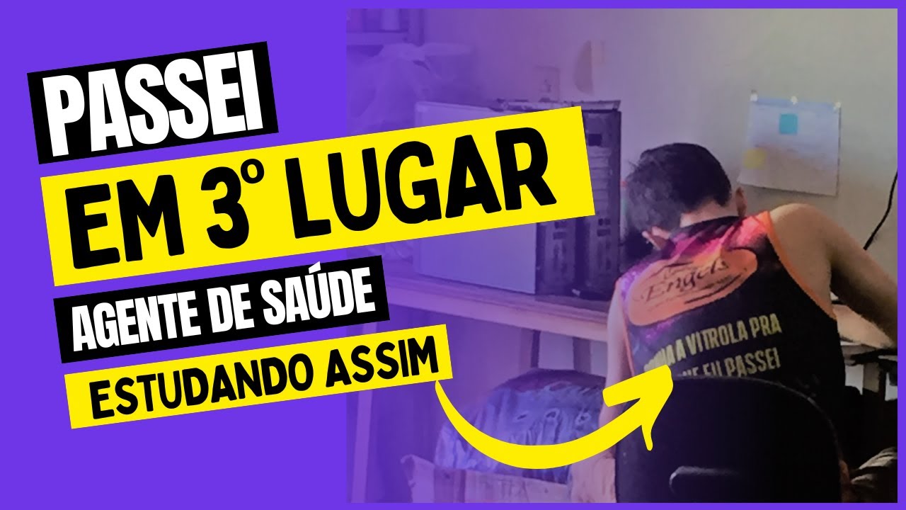 Como PASSAR no concurso de ACS e ACE? FOI ISSO QUE EU FIZ