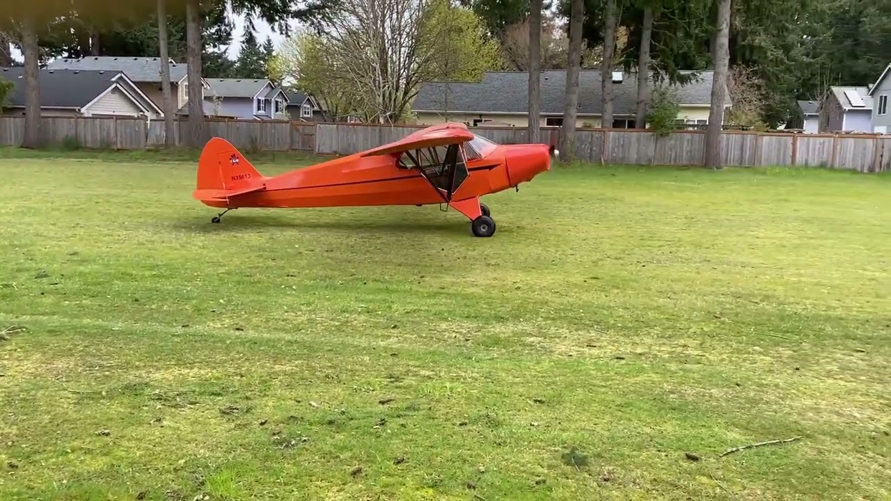 1941 Piper J5A First Flight after ground up rebuild
