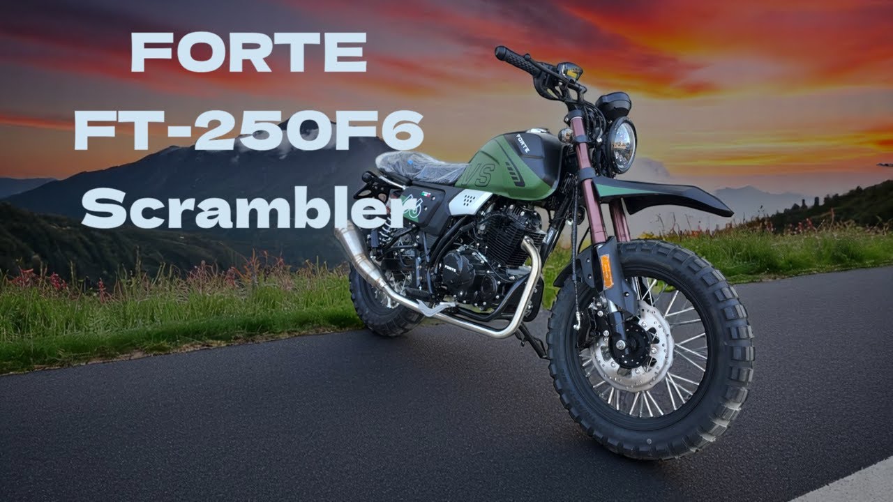 Огляд Мотоцикл FORTE FT 250F6 Scrambler