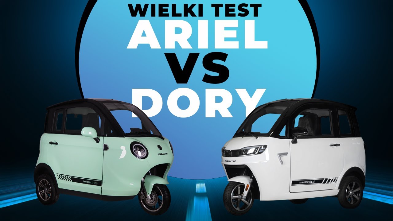 Wielki wyścig Ariel vs Dory Test na torze! Prawie  jak w Top Gear | iamelectric.pl