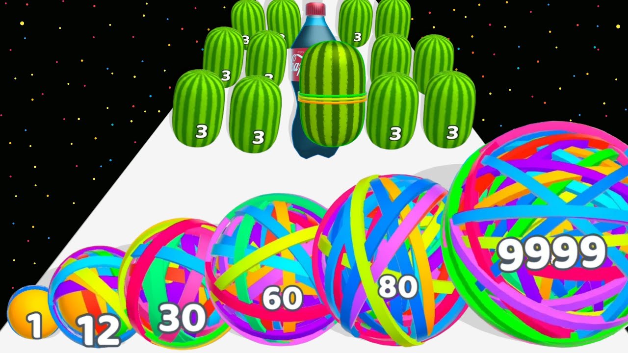 Flexy Runner 3D - Level Up Flexy Max Level Gameplay (Rubber Stack Run)