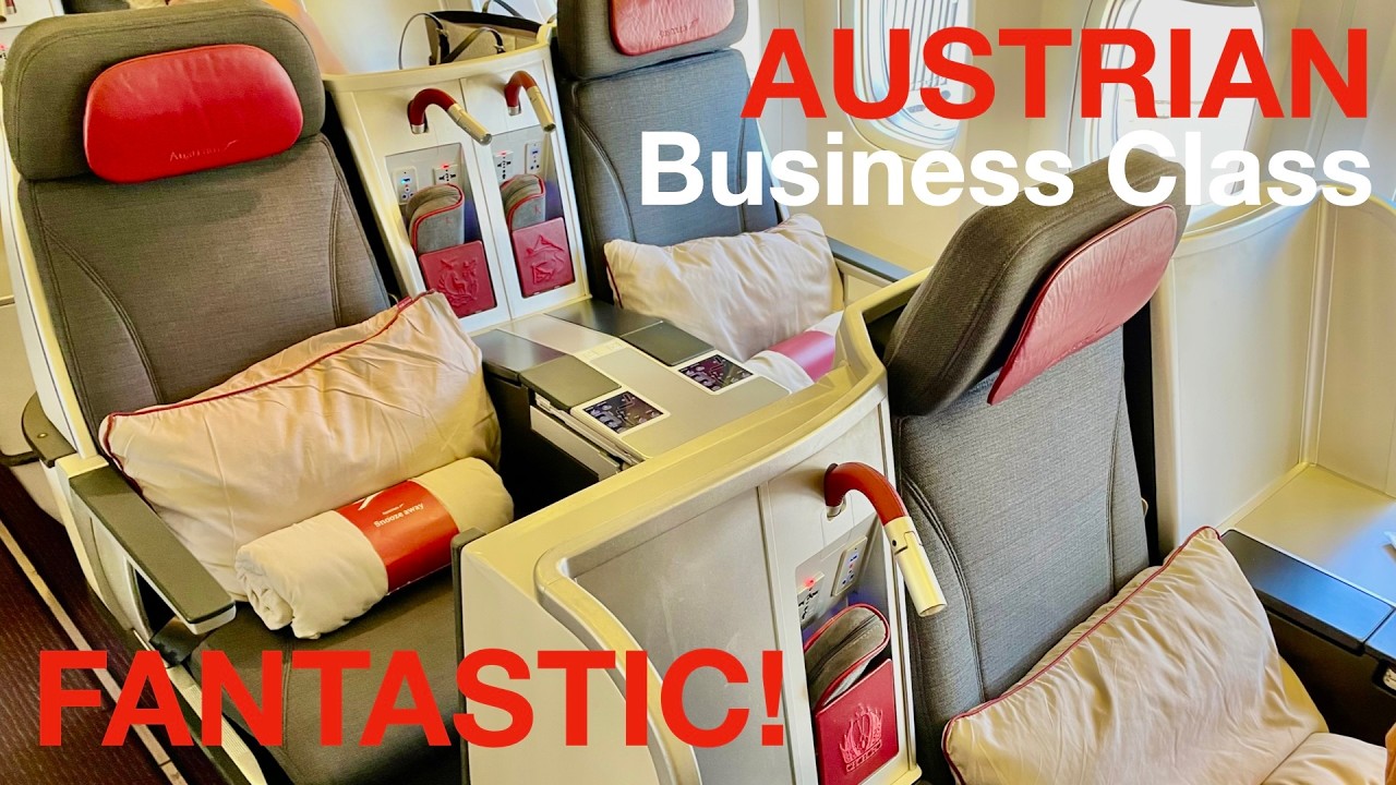 Austrian Airlines Business Class 777-200 | Vienna - Shanghai | Austrian Airlines Business Class